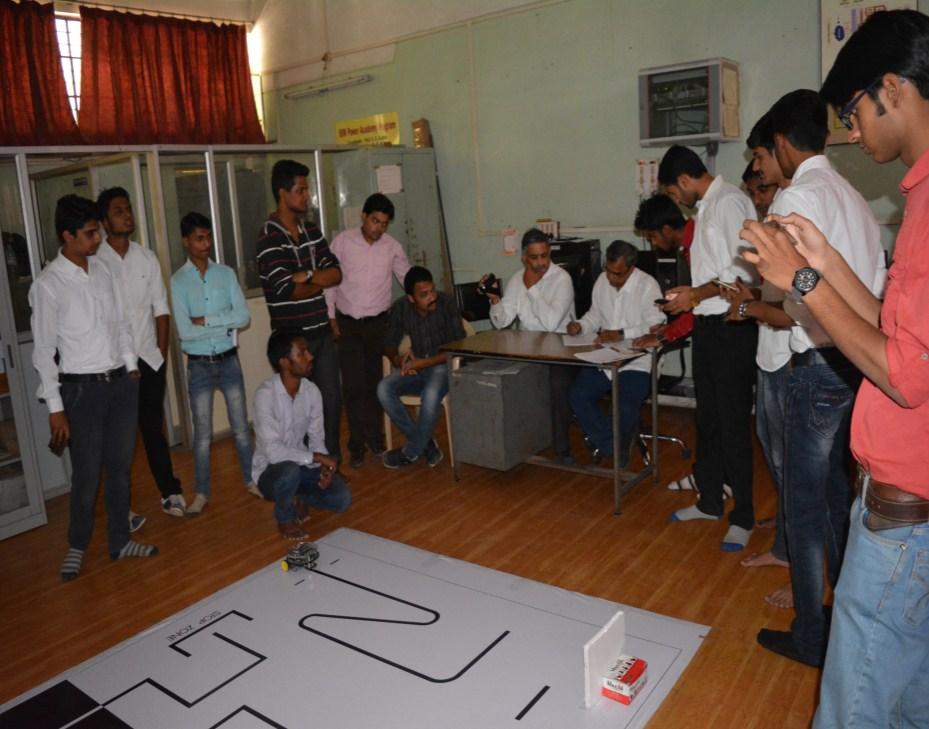 . Robotics Contest for UG students from all the branches of Engineering & Technology was organized by