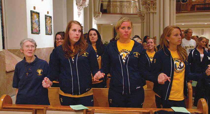 The Commissioning Mass for each sport is celebrated in the chapel of the Sisters of St. Francis s motherhouse which is adjacent to the Neumann University campus.