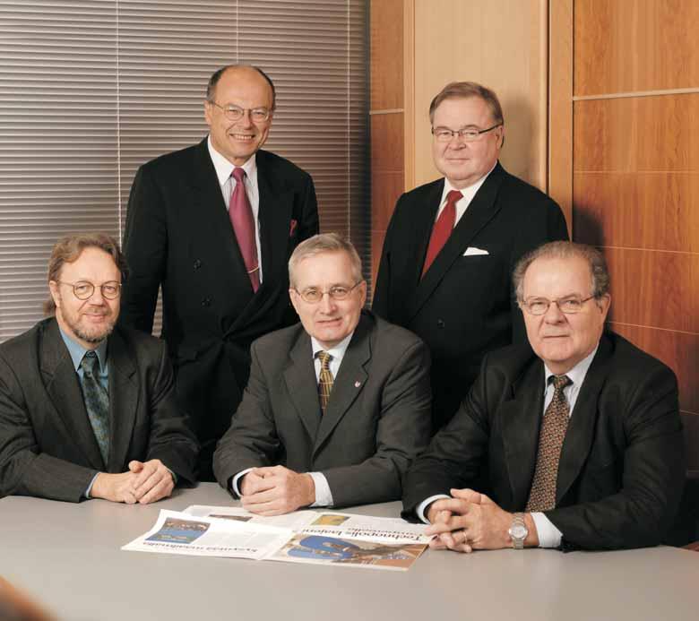 Members of the Technopolis Plc Board of Directors on Dec 31, 2006.