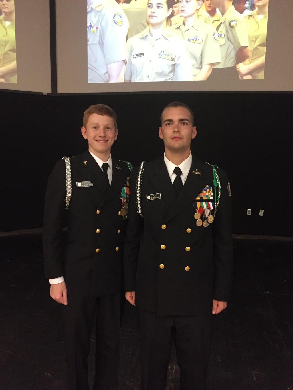 Words From CO and XO Cadet Lieutenant Zachary Jobe and Cadet Lieutenant Junior Grade Charlie Loyack A.M.I. was outstanding!