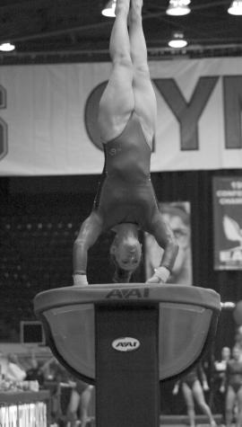THE JUNIORS One of the most experienced members of the junior class is Amanda Jones (Jacksonville, Fla.). Last season, Jones saw action on all four events, including the all-around in four meets.