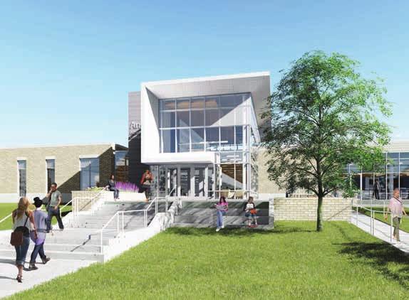 from Saint Mary s The $25 million-plus Angela Athletic & Wellness Complex project includes two phases.