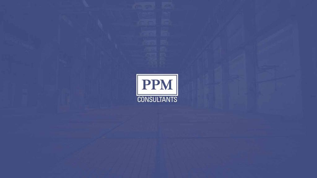 A little about PPM Consultants, Inc.