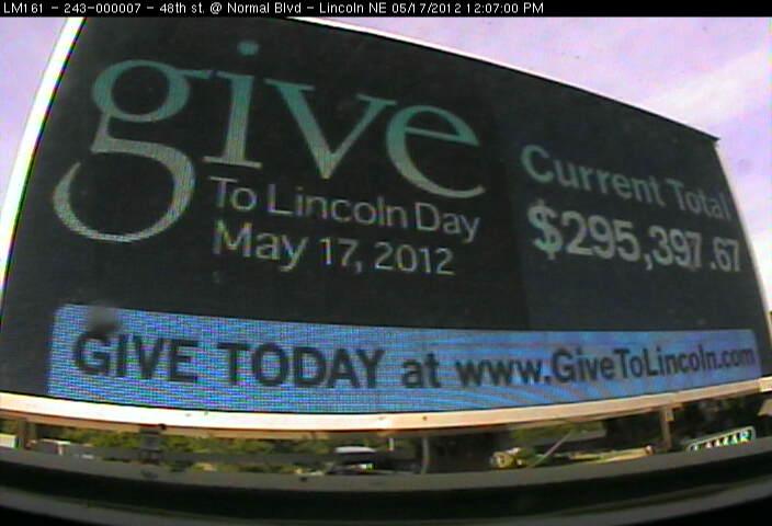 Give To Lincoln Day 2012 Raised $1.