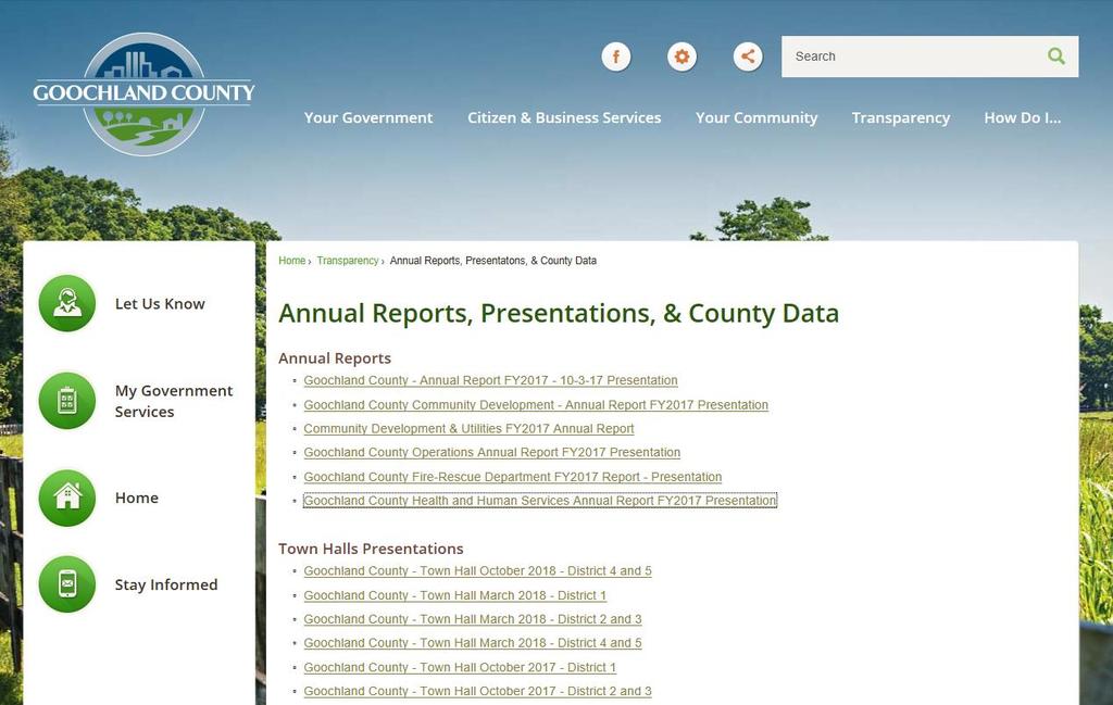County website (www.goochlandva.