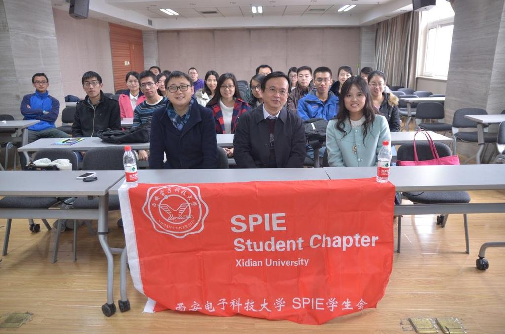 Prof. Huang and SPIE student member 2016 Activity Plan: 1. Invite one international professor to give us an academic lecture. 2. Call team building activity 3.