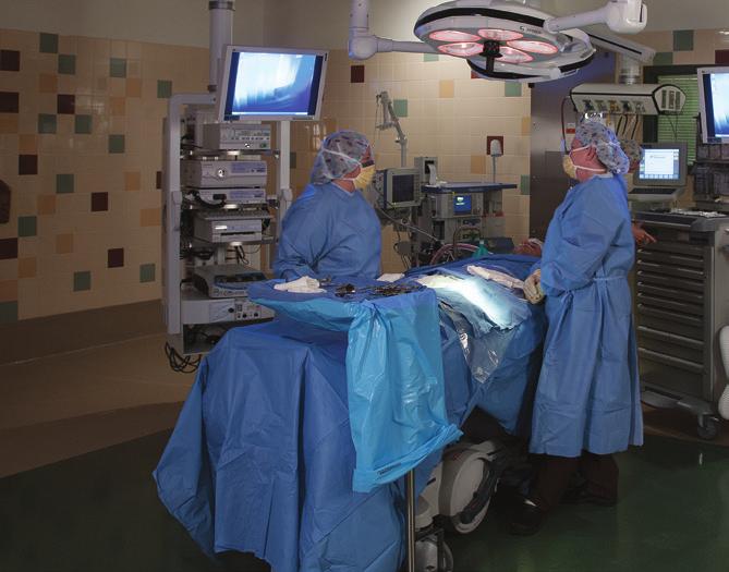 4 Enhanced surgical suites are equipped with