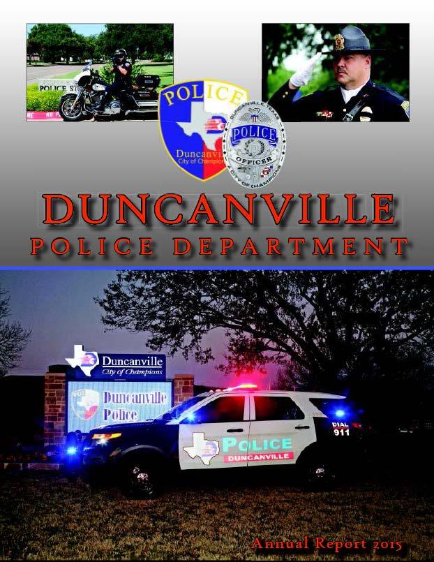 Work Plan Items 2015 Duncanville