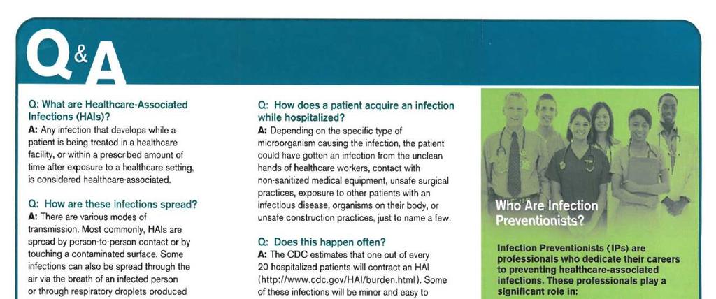 Informational brochure for CLRs IIPW provides an opportunity: Public Policy and IIPW For Infection Preventionists to introduce themselves to their