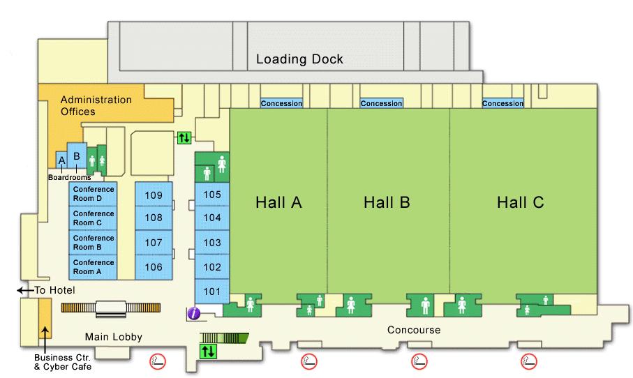 Conference Floor Plan - Hampton Roads