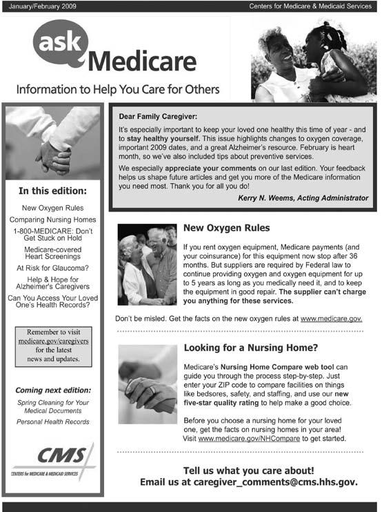 40 Section 5 How to Help - Next Steps Ask Medicare - Information to Help You Care for Others Medicare is working to meet the needs of people with Medicare and those who care for them.
