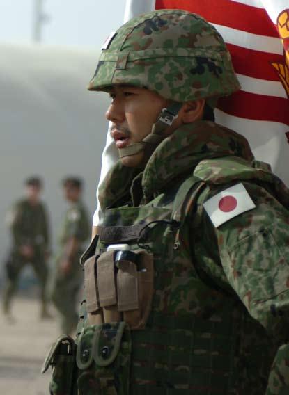prepare for a mission; Japanese soldiers prepare for