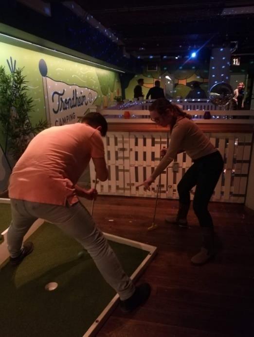 Minigolf with DION Thanks to all who joined our event, on the 6 th of December at Trondheim