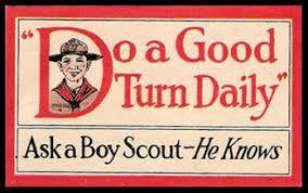 The Good Turn concept is a major part of the personal growth method of Scouting.