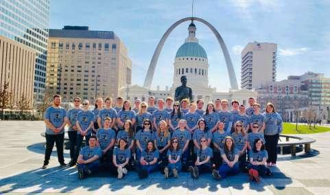 Hopkins High School Band students completed their tour to St. Louis, Missouri!