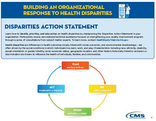 Hospital Disparities Action Statement Identify, prioritize and take