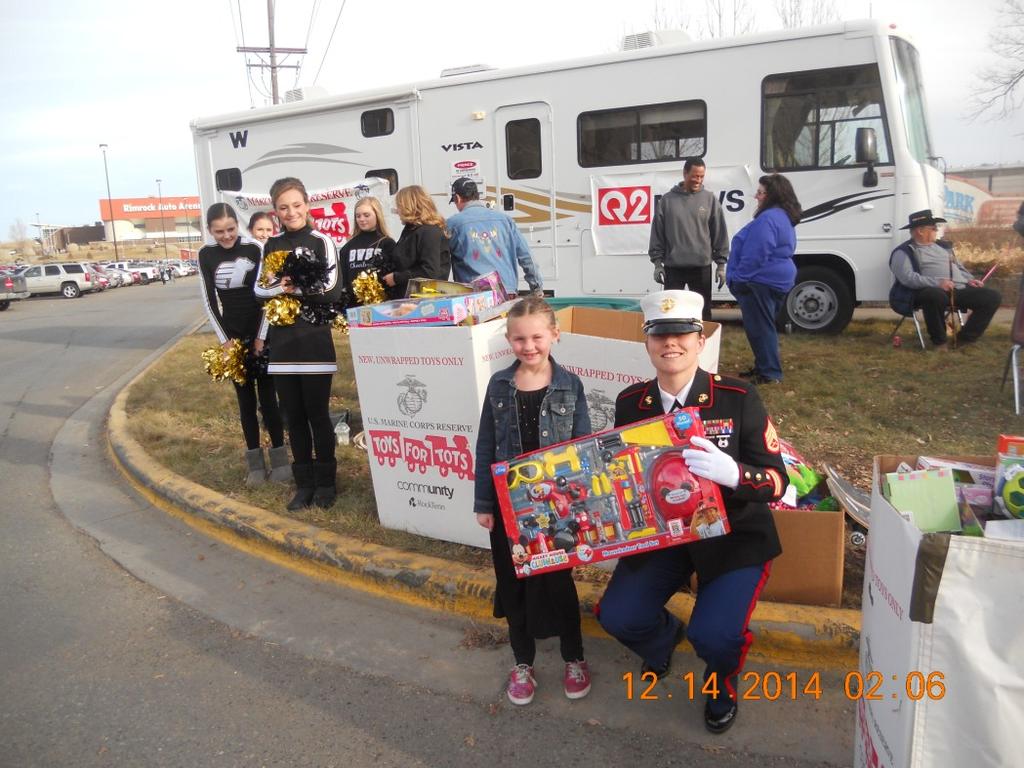 !! Semper Fi The Toys for Tots 24 hour roundup at Metra Park brought together the