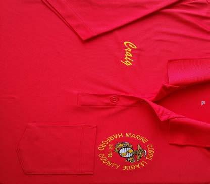 Page 8 Detachment Shirts Available Don Benson can furnish Detachment members with golf