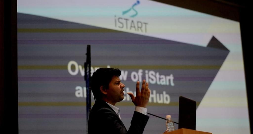 istart 16 Session by istart A session taken up by Mr Manoj Sharma, Representative, istart, gave an insight