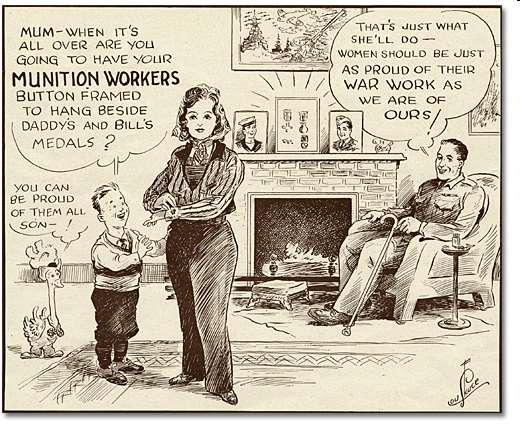 Women at War But: Women were paid less than men for the same work And after the war The limited supports women had been given (daycare & tax breaks) were removed Women s