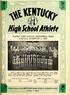 High SchoolAthlete FLAGET HIGH SCHOOL BASKETBALL TEAM APRIL - ISBD. Omcial Organ of the KENTUCKY HIGH SCHOOL ATHLETIC ASSN. K.H.S.A.A.