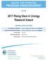 2017 Rising Stars in Urology Research Award