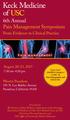 6th Annual Pain Management Symposium