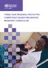 THREE YEAR REGIONAL PROTOTYPE COMPETENCY-BASED PRE-SERVICE MIDWIFERY CURRICULUM