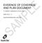 EVIDENCE OF COVERAGE AND PLAN DOCUMENT