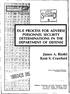 DUE PROCESS FOR ADVERSE PERSONNEL SECURITY DETERMINATIONS IN THE DEPARTMENT OF DEFENSE