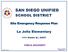 SAN DIEGO UNIFIED SCHOOL DISTRICT. Site Emergency Response Plan. La Jolla Elementary Marine St., PUBLIC DOCUMENT