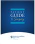 PATIENT GUIDE TO. Surgery