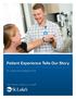 Patient Experience Tells Our Story