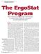 The ErgoStat Program