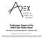 Preliminary Report of the APEX Site Profile Panel
