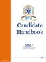 Candidate Handbook. Updated July 2017 Page 1