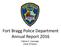 Fort Bragg Police Department Annual Report Fabian E. Lizarraga Chief of Police