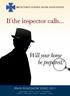 If the inspector calls...