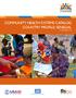 COMMUNITY HEALTH SYSTEMS CATALOG COUNTRY PROFILE: SENEGAL NOVEMBER 2016