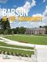 BABSON IN THE COMMUNITY COMMUNITY REPORT / 2016