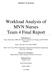 Workload Analysis of MVN Nurses Team 4 Final Report