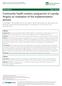 Community health workers programme in Luanda, Angola: an evaluation of the implementation process