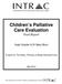 Children s Palliative Care Evaluation