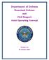 Department of Defense. Homeland Defense and Civil Support Joint Operating Concept