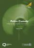 Police Custody A follow-up review of inspection recommendations