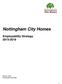 Nottingham City Homes Employability Strategy