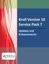 Kroll Version 10 Service Pack 7 Updates and Enhancements