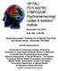 18 th FALL PSYCHIATRIC SYMPOSIUM: Psychopharmacology Update & Addiction Institute