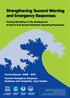 Strengthening Tsunami Warning and Emergency Responses:
