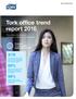 Tork office trend report 2016